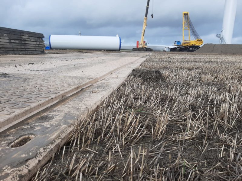 Dragline schotten